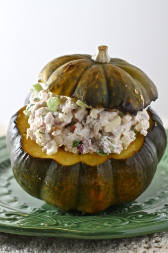 Chicken Salad Acorn Squash