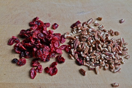 Cranberries and Pecans